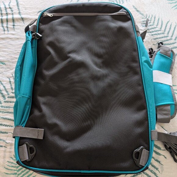 eBags TLS Mother Lode Weekender Convertible Travel Backpack, Turquoise, New - Picture 3 of 8